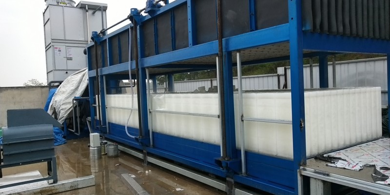 20-Ton Industrial Direct-Evaporation Block Ice Plant