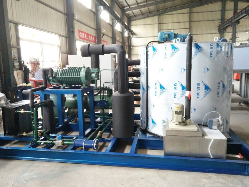 15-Ton Heavy-Duty Industrial Flake Ice Machine System