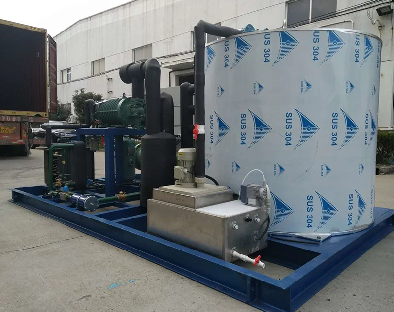 15-Ton Heavy-Duty Industrial Flake Ice Machine System