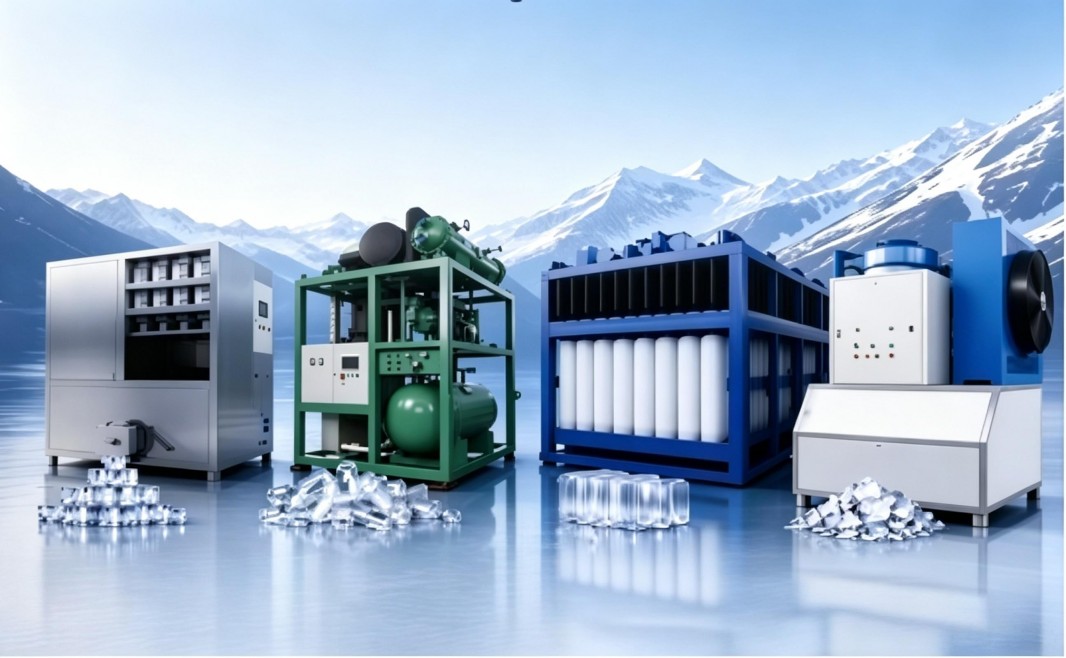 Industrial Ice Machine Ice Types, Formation Mechanisms, and Application Scenarios