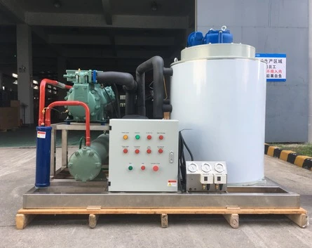 5-ton water-cooled flake ice machine to Tanzania